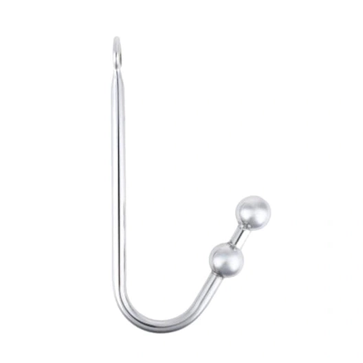 Anal Hooks Balls Two Steel 4417 Stainless Hook Anal Pleasurable 0922